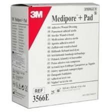 Повязка адгезивна Medipore+Pad 10х10см